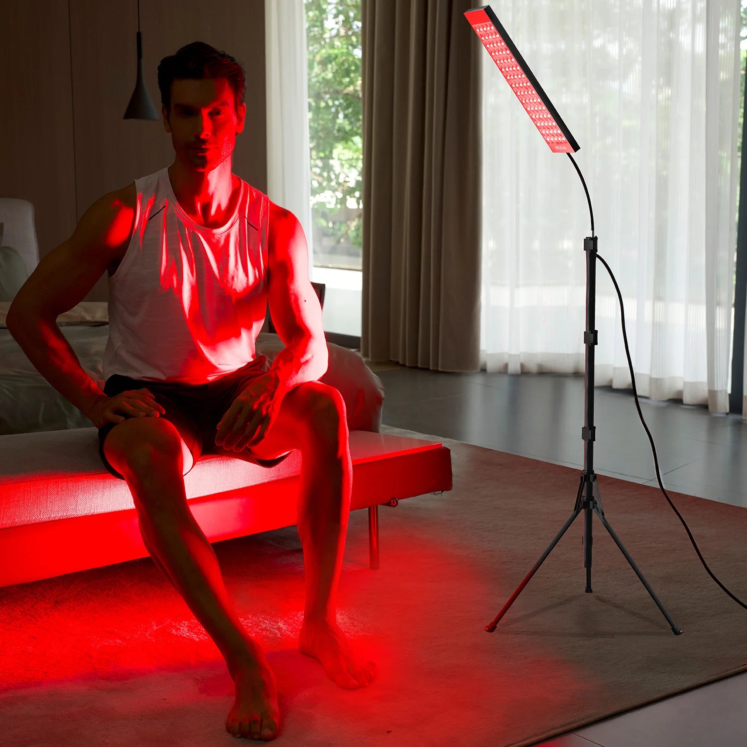 Red and Infrared Light Therapy Lamp